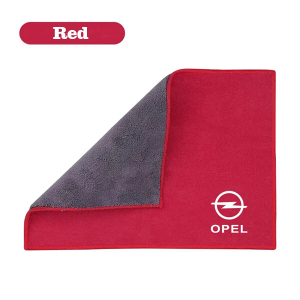 Fiber Fleece Car Cleaning Car Wash Towel Auto Tool Accessories For Opel Astra G H J F K =Vectra C D Zafira B Antara Corsa Mokka - Image 9