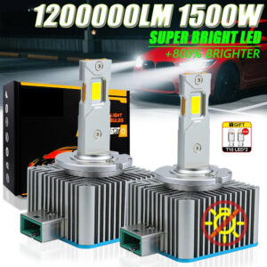 D1S D3S LED Powerful Headlight Bulb Canbus D2S D4S D8S D2R D4R Car Lights 1200000LM  1:1 Xenon Plug&Play Super Bright Auto Lamp
