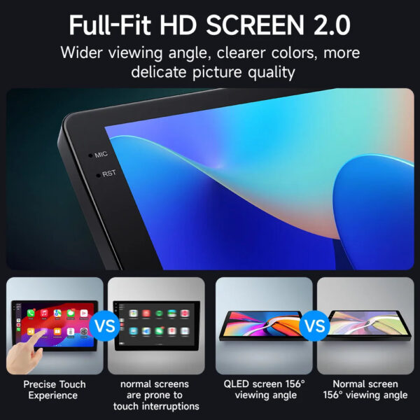 Android 15 Wireless CarPlay Auto Car Radio For Peugeot 206 206CC 206SW 2001-2008 Car Intelligent Systems DSP SWC RDS GPS FM - Image 3