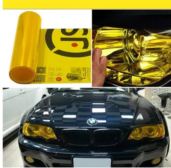 Gloss Transparent Light Black Smoke PVC Film Tint 30 X60cm Auto Car Light Headlight Taillight Tint Vinyl Film Sticker Wrap Cover - Image 15