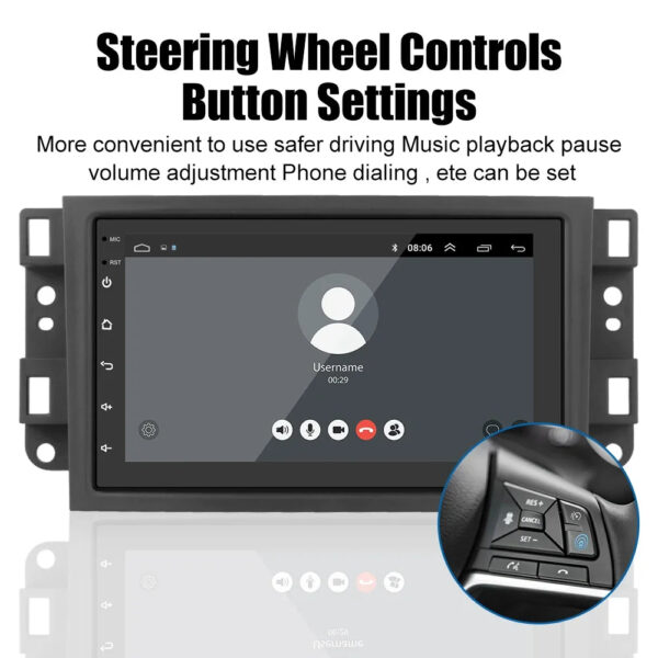 9inch Auto Screen Android For Chevrolet Captiva Aveo Lova Gentra Epica 2006 - 2012 Monitor Video 7862 No 2din Carplay Radio WIFI - Image 5