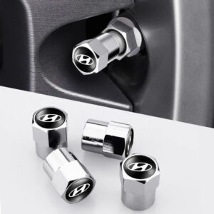 4Pcs Car Styling Wheel Stem Air Tire Valve Tyre Caps Emblem Cover For HYUNDAI ELANTRA GETZ CRETA I30 IX25 IX35 Auto Accessories