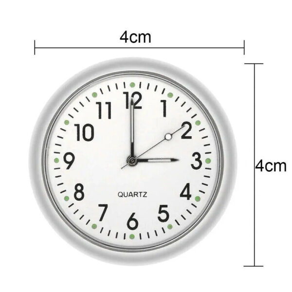 Mini Car Quartz Clock Electronic Air Outlets Clock Luminous Bicycle Motorcycle Watch Auto Car Dashboard Clock - Image 6