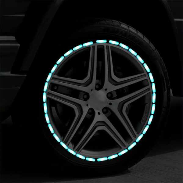 Car DIY Line Reflective Stickers Auto Motorcycles Wheel Decorative Reflective Strip Tape Night Safty Warning Decals Accessories - Image 3