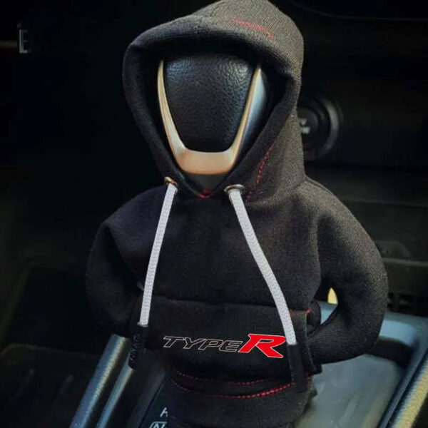 Hoodie Car Gear Shift Knob Cover Manual Handle Change Lever Cover For Honda TYPER Civic XR-V HR-V Accord Odyssey Auto Styling - Image 4