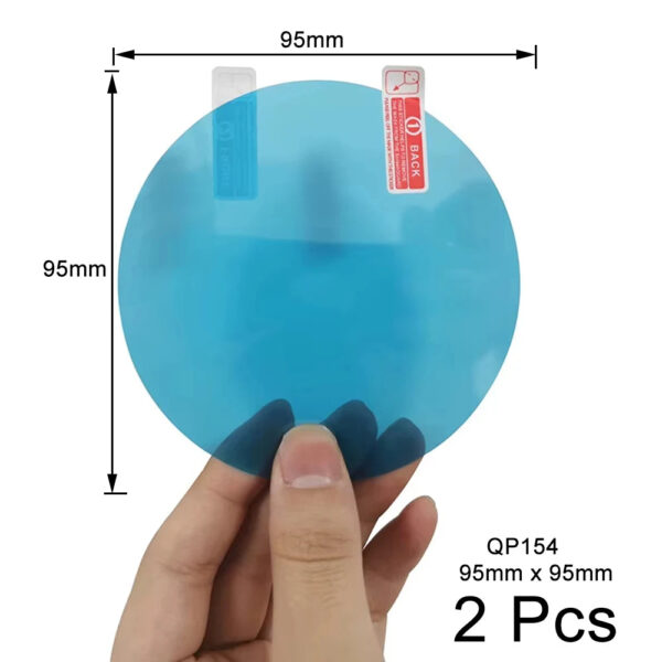 2 Pcs Car Rearview Mirror Protective Film Anti Fog Window Clear Rainproof Rear View Mirror Protective Soft Film Auto Accessories - Image 2