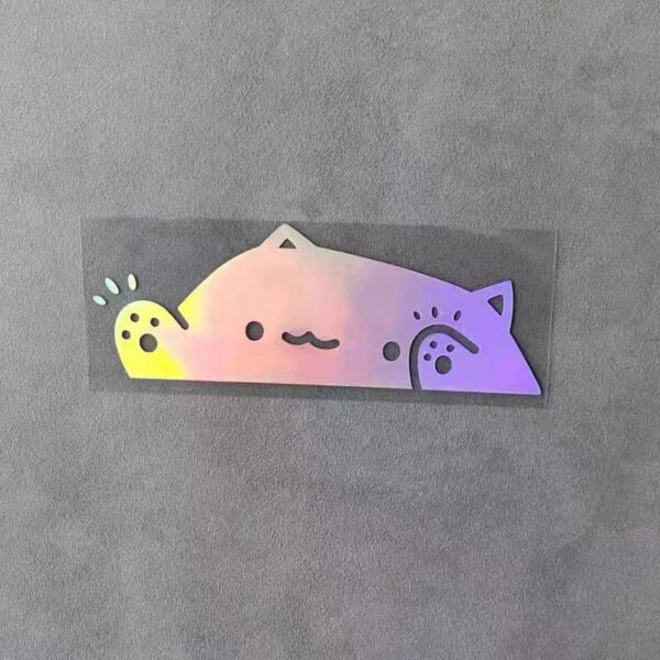 1Pc Cat Car Sticker Auto Window Body Bumper Trunk Decals Creative Decorative Covering Sticker Motorcycle Fuel Tank Decoration - Image 7