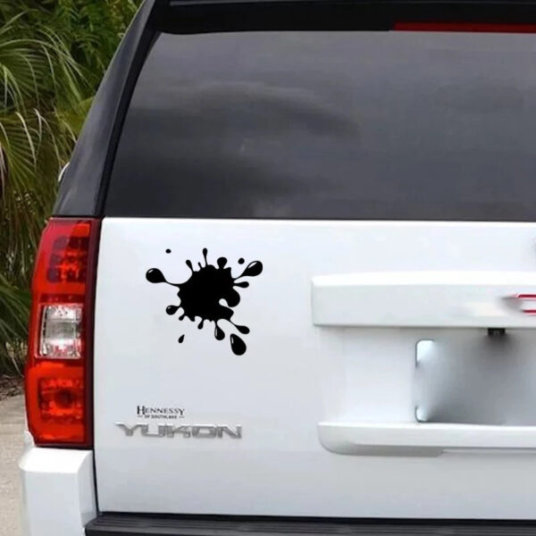 15*13.8cm Blot 3 funny car sticker vinyl decal white/black car auto stickers for car bumper window car decorations - Image 2