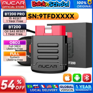 MUCAR BT200 Automotive Diagnostic Tools Obd 2 Bluetooth Wifi Scanner for All Cars Auto Obd2 Tester 15 Resets Diagnosis