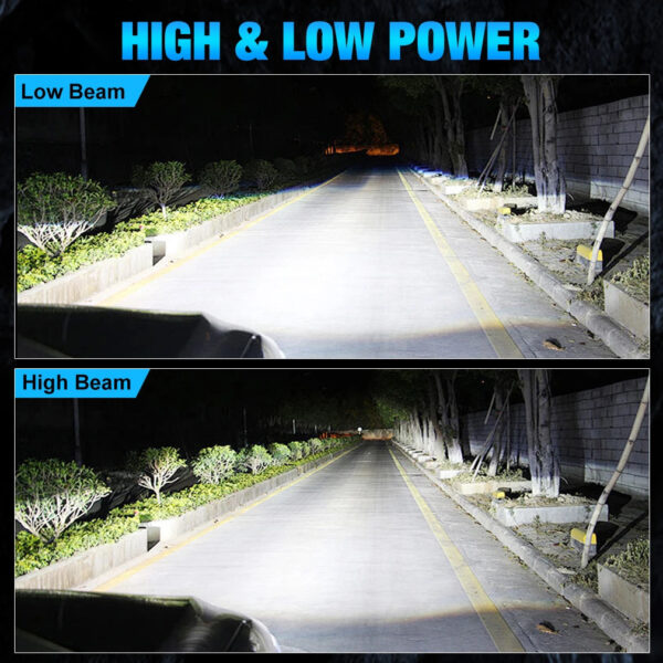 2pcs H7 H4 Led Projector headlights Lens 1:1 Wireless H11 H8 H9 Led Projector 9005 9006 HB3 Car Headlight Mini Lens Fog Light - Image 6