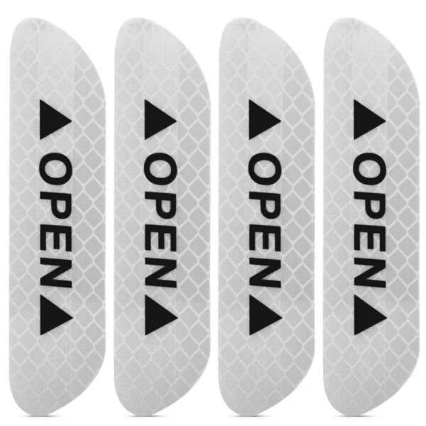 4PCS Reflective Warning Tape for Car Door Safety Open Stickers Improve Night Protective Strips Car Accessories Decoration - Image 12