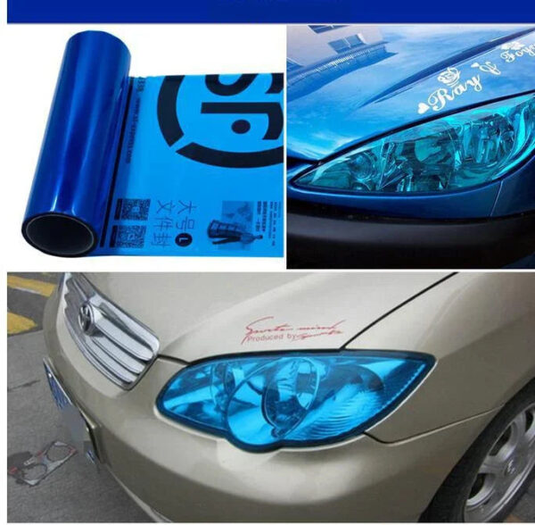 Gloss Transparent Light Black Smoke PVC Film Tint 30 X60cm Auto Car Light Headlight Taillight Tint Vinyl Film Sticker Wrap Cover - Image 7