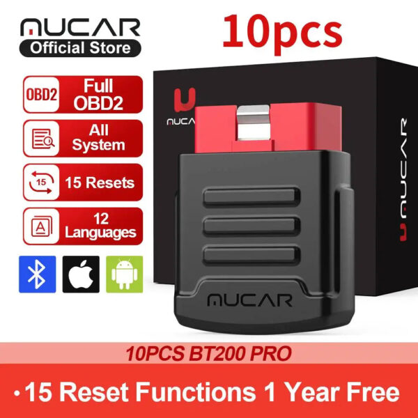 MUCAR BT200 Automotive Diagnostic Tools Obd 2 Bluetooth Wifi Scanner for All Cars Auto Obd2 Tester 15 Resets Diagnosis - Image 14
