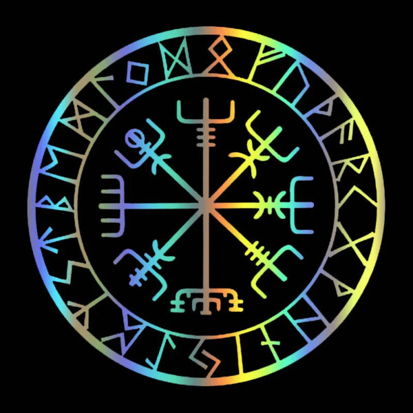 Various Sizes/Colors Die-Cut Vinyl Decal Vegvisir Compass Car Sticker Waterproof Auto Decors on Bumper Window Laptop 20807# - Image 7