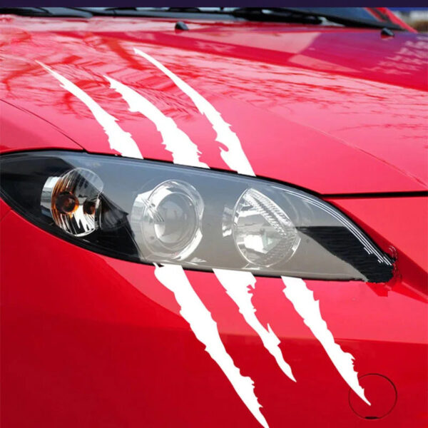 Monster Claw Scratch Car Sticker Reflective Car Decal Scratch Stripe Stickers Creative Auto Headlight Decoration Vinyl Decal - Image 4