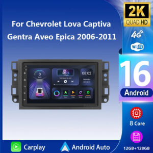 9inch Auto Screen Android For Chevrolet Captiva Aveo Lova Gentra Epica 2006 - 2012 Monitor Video 7862 No 2din Carplay Radio WIFI