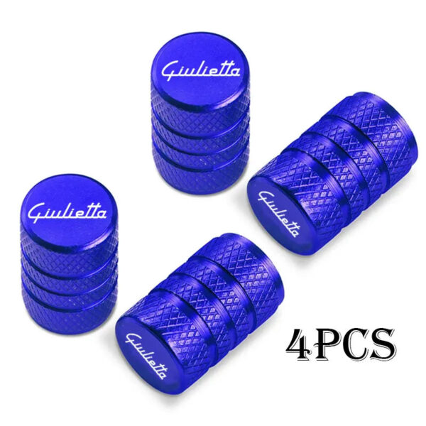 Car Wheel Tire Valve Caps Tyre Stem Covers Airdust Waterproof For alfa romeo Giulietta Auto Accessories - Image 13