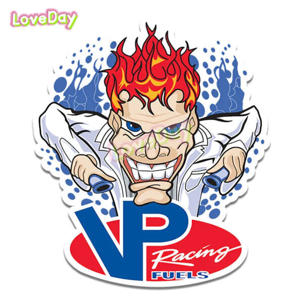 VP Racing Fuels High Performance Racing Car Decals Stickers Mad Scientist Sticker Vinyl Retro Sports Auto Modification Sticker - Image 7