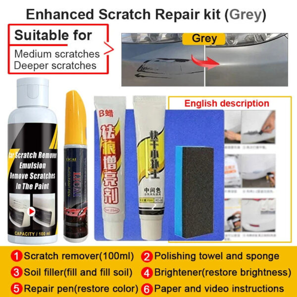 Car Scratch Remover Paint Care Tools Auto Swirl Remover Scratches Repair Polishing Auto Body Grinding Compound Anti Scratch Wax - Image 13