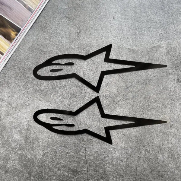 Stylish Reflective Decals for Motorcycle, Scooter Helmets, Windshield, Fuel Tank, Auto Bumper & Window Decorations - Image 8