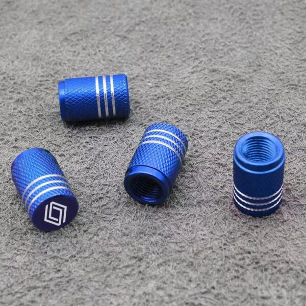 4pcs Car Wheel Tire Valve Caps laser Wheel Tire Stem Valve Caps For Renault koleos duster megane 2 logan clio Auto Accessories - Image 2