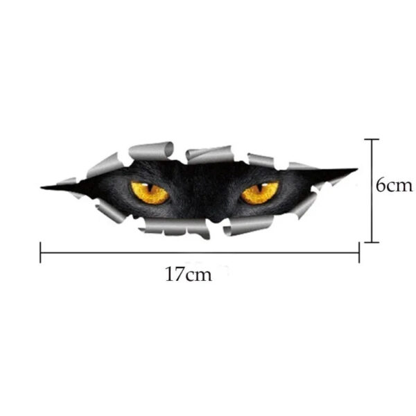 General Waterproof and Sunscreen Cars Stickers 3D Personalized Car Stickers Creative Cat Eye Stickers Car Accesorios Para Auto - Image 5