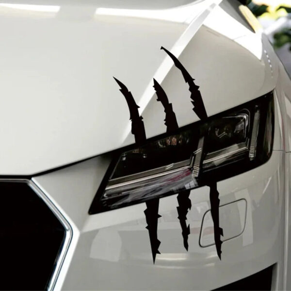 Car Monster Claw Scratch Decal Reflective Sticker For Car Auto Headlight Decoration Vinyl Decal - Image 5