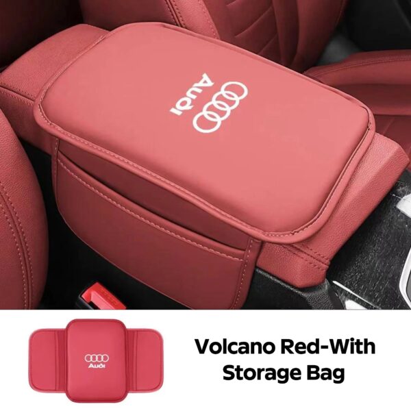 Car Arm Rest Cushion Storage Pad Armrest Box Protective Cover For Audi A4 B5 B6 A3 A5 A6 C6 C5 A1 A7 A8 Q2 Q3 Q5 Q7 Q8 SQ3 SQ4 S - Image 9