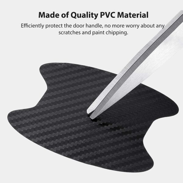 4Pcs/Set Car Door Sticker Carbon Fiber Scratches Resistant Cover Auto Handle Protection Film Exterior Styling Accessories - Image 6