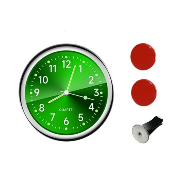 Mini Car Quartz Clock Electronic Air Outlets Clock Luminous Bicycle Motorcycle Watch Auto Car Dashboard Clock - Image 10