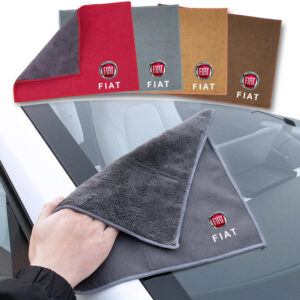 Fiber Fleece Car Cleaning Car Wash Towel Auto Tool Accessories For FIAT 500 Grande Stilo Freemont Punto Astra Bravo 500X Ducato