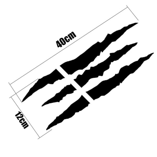 Monster Claw Scratch Car Sticker Reflective Car Decal Scratch Stripe Stickers Creative Auto Headlight Decoration Vinyl Decal - Image 6