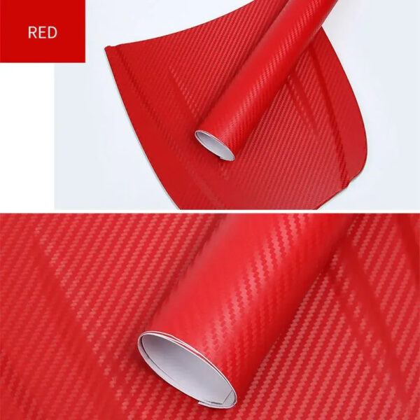 30x127cm Car 3D Carbon Fiber Roll Film Stickers DIY Vinyl Film Auto Interior Styling Carbon Fiber Decorative Decals - Image 10