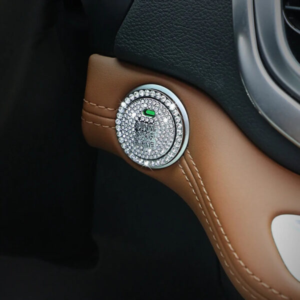 Car Ignition Key Ring Diamond Rhinestone Stickers for Auto Motorcycle Styling Bling Decoration Key Circle Button Car Accessories - Image 14