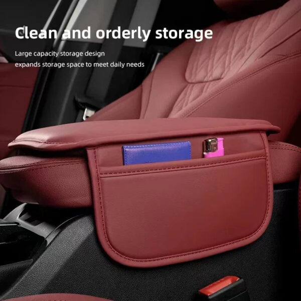 Car Arm Rest Cushion Storage Pad Armrest Box Protective Cover For Audi A4 B5 B6 A3 A5 A6 C6 C5 A1 A7 A8 Q2 Q3 Q5 Q7 Q8 SQ3 SQ4 S - Image 5