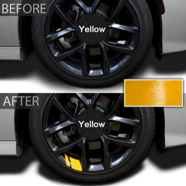 6PCS Reflective Car Wheel Decal Sticker Pressure Adhesive Auto Red Accessories Car Stickers Wheel Hub Decals Dropshipping - Image 2