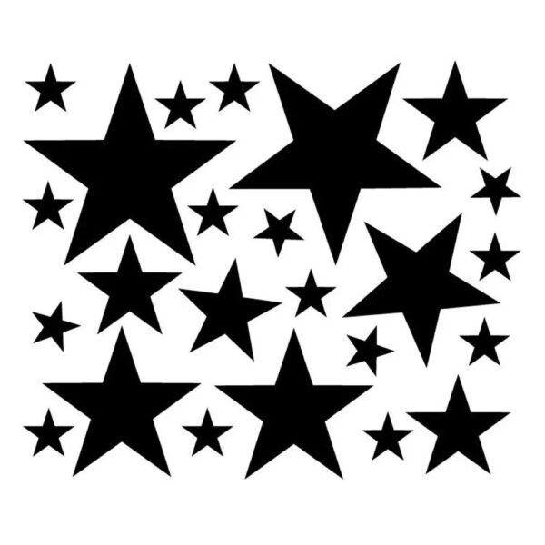 24pcs Galaxy Car Vinyl Stickers - Waterproof Star Decals for Bumper/Windows, Scratch Resistant Auto Decor - Image 5