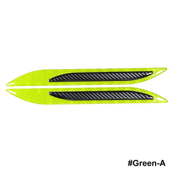 2Pcs Universal Carbon fiber Car Sticker Bumper Protector Reflective Strips Truck Auto Motorcycle Anti-Scratch Warning Stickers - Image 17