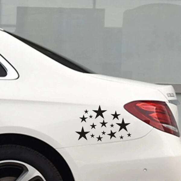24pcs Galaxy Car Vinyl Stickers - Waterproof Star Decals for Bumper/Windows, Scratch Resistant Auto Decor - Image 4