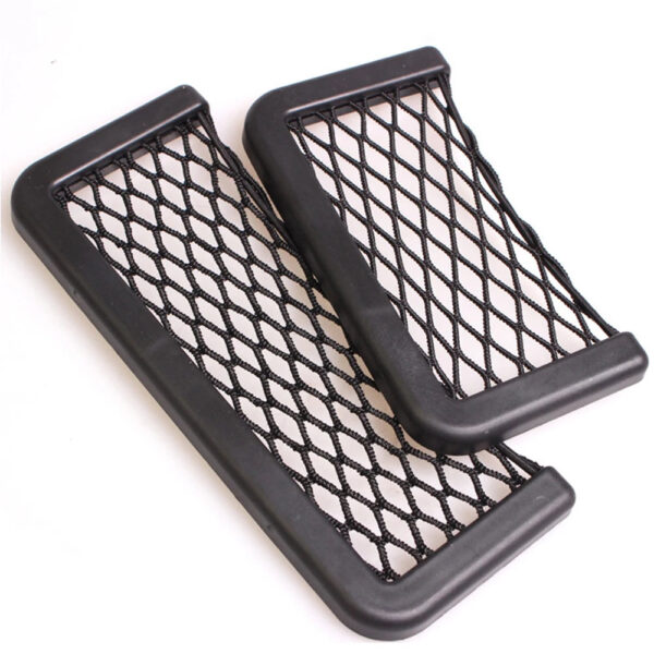 1Pcs Universal Car Organizer Mesh Storage Bag Net Pocket Mobile Phone Holder Auto Accessories Multi Function Storage Net Pocket - Image 4