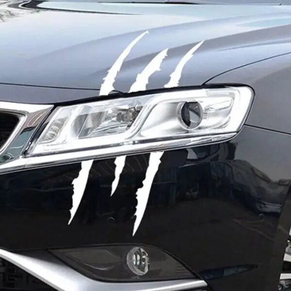 Car Sticker Reflective Monster Claw Marks Scratch Stripe Auto Headlight Decal Dinosaur Raptor Paw Marks Decor Accessories - Image 12