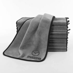 Extra Soft Car Microfiber Cleaning Towels Thickened Soft Auto Washing Drying Cloth For Mazda 3 2 6 CX5 CX4 CX3 CX9 Axela Atenza