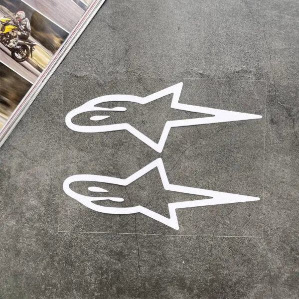 Stylish Reflective Decals for Motorcycle, Scooter Helmets, Windshield, Fuel Tank, Auto Bumper & Window Decorations - Image 10