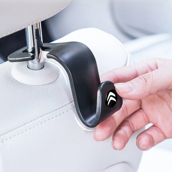 Car Seat Headrest Hook Seat Organizer Hanger Auto Accessories For Citroen C1 C2 C3 C4 C5 C6 C8 C4L DS3 DS4 DS5 LS DS6 Picasso - Image 5