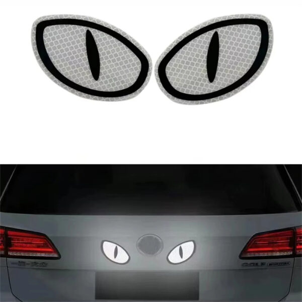 Car Reflector Sticker Night Driving Safety Decal For Auto Truck Motorcycle Trailer Cat Eye Reflective Safety Warning Tape - Image 9