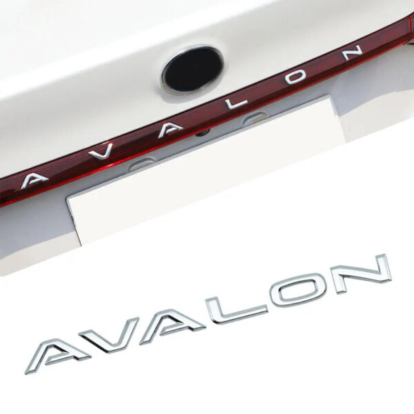 3D ABS AVALON Logo Car Side Fender Rear Trunk Emblem Badge Sticker Decals Car Styling Auto Accessories - Image 2