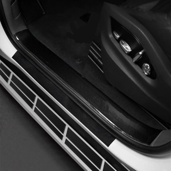 Nano Carbon Fiber Car Stickers DIY Paste Protector Strip Auto Door Sill Side Mirror Anti Scratch Tape Waterproof Protection Film - Image 3