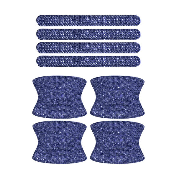 8Pcs Bling Crystal Diamond Rhinestone Car Door Handle Decoration Sticker Auto Handle Door Bowl Anti-scratch Protector Sticker - Image 17