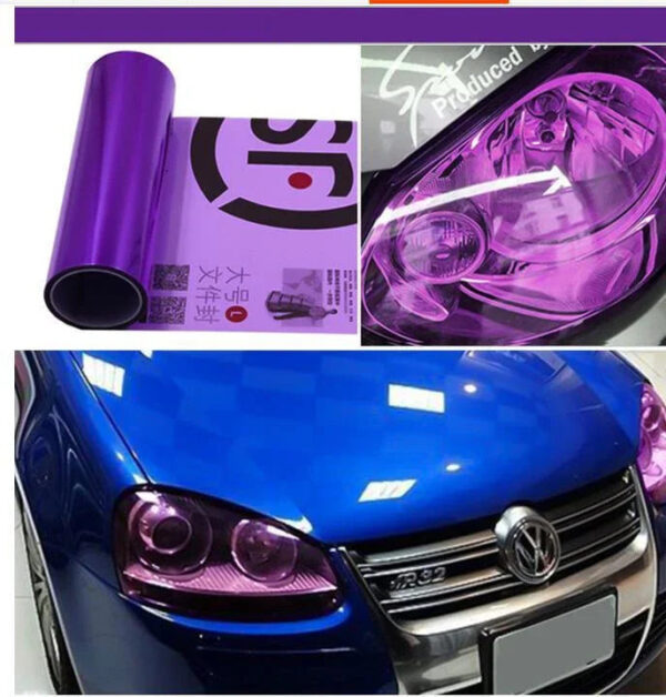 Gloss Transparent Light Black Smoke PVC Film Tint 30 X60cm Auto Car Light Headlight Taillight Tint Vinyl Film Sticker Wrap Cover - Image 16
