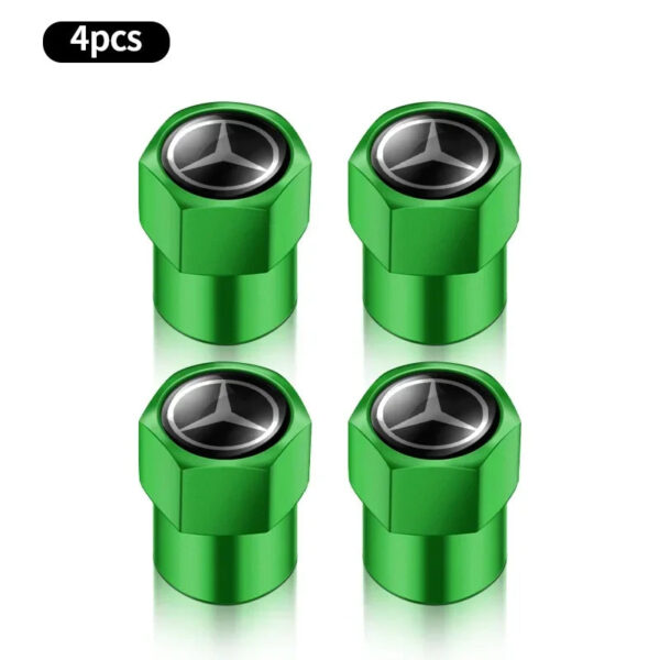 4pcs Car Wheel Tire Valve Caps Stem Case With Logo Auto Styling for Mercedes Benz W211 W204 W210 W203 CLA GLA Auto Accessories - Image 8